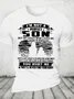 I’m Not A Perfect Son But My Crazy Mom Loves Me And That Is Enough Cotton T-shirt