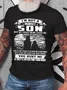 I’m Not A Perfect Son But My Crazy Mom Loves Me And That Is Enough Cotton T-shirt