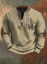 Men's Vintage Flag Print Sweatshirt