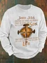 Belief Letter Printing Faith Men's Casual Sweatshirt