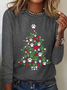 Christmas Dog Casual Long Sleeve Shirt