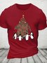 Christmas Pesto The Penguin CHristmas Tree Penguins Lovers Cotton T-shirt