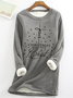 Christmas Begins With Christ Casual Fluff Fleece Fabric Sweatshirt