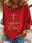 Christmas Begins With Christ Casual Sweatshirt