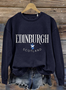 Scottish Castle Round Neck Sweatshirt