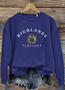 Scottish Highlands round neck sweatshirt