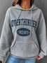 Overthinker Since Birth Simple Loose Hoodie