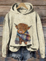 Women's West Highland Cow Print Casual Sweatshirt