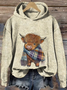 Women's West Highland Cow Print Casual Sweatshirt