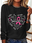 Cancer Survivor Breast Cancer Casual Long Sleeve Shirt