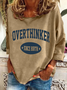 Overthinker Since Birth Casual Sweatshirt