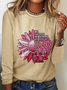 We Don't Know How Strong We Are Breast Cancer Survivor Gifts For Her Casual Long Sleeve Shirt