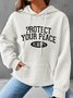 Protect Your Peace Simple Loose Hoodie