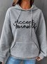 Accept Yourself Simple Loose Hoodie