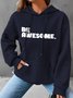 Be Awesome Simple Loose Hoodie