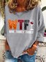 Wine Turkey Family Casual Sweatshirt