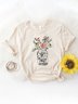 Happiness Is Being A Grammy Vase Crew Neck T-shirt Top