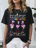 Flamingo Nurse We're More Than Just Essential Friends We're Like A Really Small Gang T-shirt