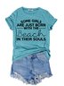Some Girls Are Just Born With The Beach Women's T-Shirt