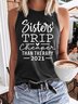 Sisters' Trip Cheaper Than Therapy Women's Sleeveless Shirt