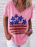 Memorial Day Stars & Stripes Graphic Short Sleeve Tee