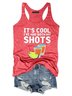 It S Cool I Ve Have Both My Shots Women  Sleeveless Tank Top