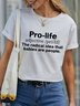 Pro Life The Radical Idea That Babies Are People Anti Abortion Tshirt