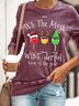 Its The Most Wine Derful Time Of The Year Xmas Christmas Gift Letter Sweatshirts