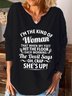 I'm The Kind Of Woman Women's long sleeve top