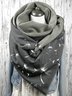 Winter Feather Pattern Scarf