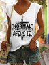 Normal Isn't Coming Back But Jesus Is Revelation 14 Casual Knit Tank