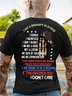 Mens Grumpy Old Man Veteran If This Offends You I Don’t Care Cotton Crew Neck Short Sleeve T-Shirt