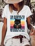Women Funny I’m Going To Let God Fix It Because If I Fix It I’m Going To Jail T-Shirt