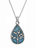 Women Casual All Season Plants Embossed Holiday Metal Best Sell Pendant Necklaces Necklace