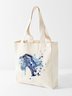 Horse And Butterfly Graphic Shopping Totes