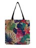 Colorful Leave All Over Print Shopping Totes
