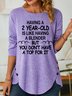 Lilicloth X Yuna Having A 2 Year-old Is Like Having A Blender But You Don't Have A Top For It Women's Long Sleeve T-Shirt