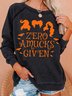 Womens Zero Amucks Given Halloween Party Hocus Pocus Casual Sweatshirts