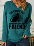 The Entire Cat Population Is My Best Friend Women's Sweatshirt