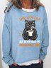 Women I May Look Clam But In My Head I’ve Pecked You 3 Times Casual Christmas Sweatshirt