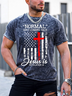Men Normal Isn’t Coming Back Jesus Is Text Letters Casual Loose T-Shirt
