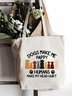 Dogs Make Me Happy Humans Make My Head Hurt Animal Graphic Shopping Tote Bag