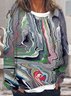Lilicloth X Kat8lyst Abstract Painting Women's Sweatshirt