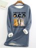 I Suffer From Ocd Obsessive Cat Disorder Women's Warmth Fleece Sweatshirt