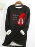 Women's To Gnome me is to love me Simple Heart Sweatshirt