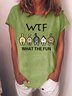 Lilicloth X Kelly Wtf What The Fun With Cat Butts Womens T-Shirt