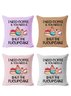 20*20 Set of 4 Backrest Cushion Pillow Covers, Decorations For Home