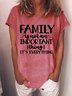 Family Is Not An Important Thing It's Everything Womens T-Shirt