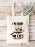 I'm Sorry Eyes Animal Graphic Casual Shopping Tote Bag