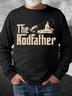 Fishing Lovers Gift The Rodfather Men's Sweatshirt
